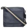 Used Shoulder Bag F72362 Leather Navy Simple