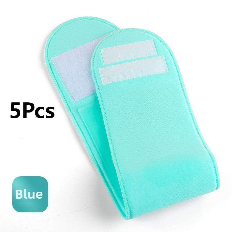 5Pcs Silicone Nursing Neck Pad Strap Tightening Reusable Gel Spa Neck Mask Moisturizing Nourishing Neck Lift SkinCare Wholesale