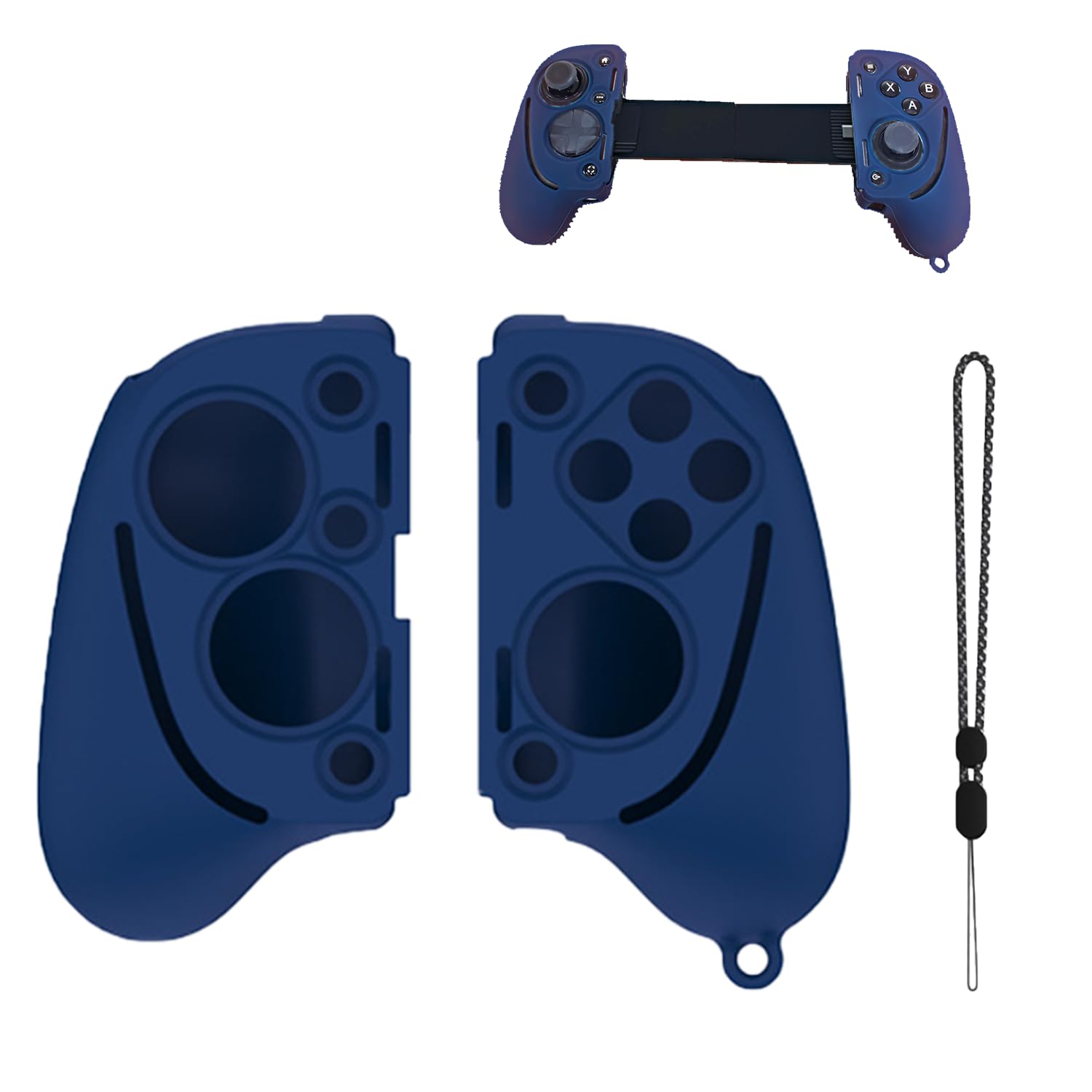 

For Razer Kishi Ultra Mobile Gaming Controller Case Cover Compatible with Razer Kishi Ultra Roller Protective Cover Silicone Material Scratch червоний
