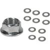 JMCHstore Wheel Axle & Lock Nut w/washer Assembly for Coleman B200R B200C B200V RB200 Realtree RT200 MEGA moto B212 Mini Bike (330mm)