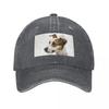 Watercolor Sketch of a Cute Jack Russell Terrier Dog Baseball Cap Beach Fun Hats Unisexs Tennis Womens