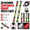 Rechargeable LED Magnetic Flashlight Detachable COB Long Bar Light  Repair, Camping Etc