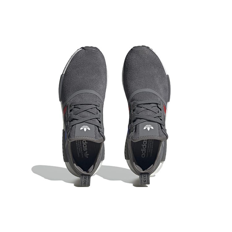 Adidas NMD_R1 Grey Scarlet Blue Men Sneakers Grey-Four Better-Scarlet Core-Black FZ5708