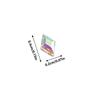 5Pcs Dental Tooth  Rhombus Shapes Ornament Diamond Multicolour Shiny Teeth Jewelry Decoration