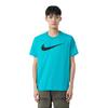Nike Swoosh Logo Print Comfortable Quick-Dry Casual Short Sleeve T-Shirt Men Tops Blue 821834-418