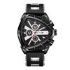 Unique Sports Men Watch High Quality Silicone Strap Auto Date Quartz Watches New Design  Wristwatch Gifts For Him