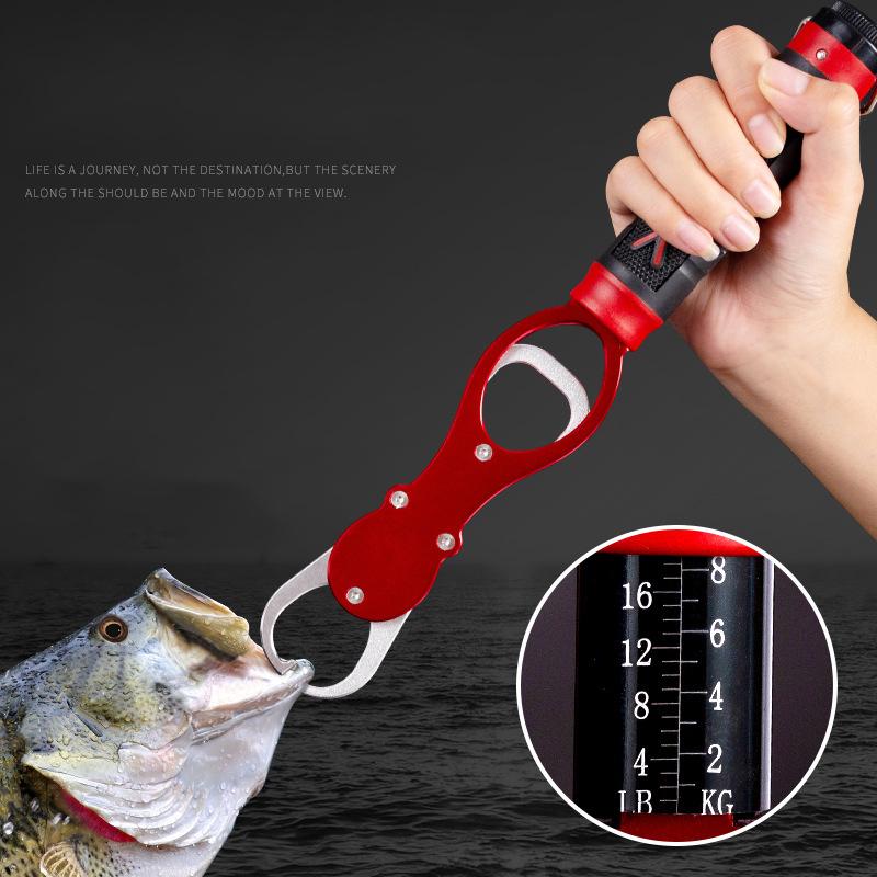 Pinza per Pesca Pinze per Labbra Pinza per Pesci Strumento Pinza per Labbra Con Bilancia Antiruggine Per Principianti Appassionati di Pesca