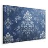 Image - Decorative Retro Ornament Motif In Faded Blues / Retro Ornament In Faded Blues