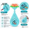 Natural Style Tank Decor Floating Lotus Betta Hide, Aquarium Shrimp Cave, Water Drop Hammock, Resting Ornament Spot & Breeding Cave for Fish