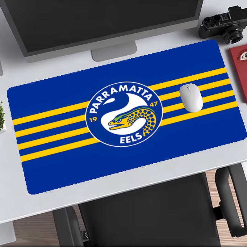 Parramatta Eels Extended Gaming Mouse Pad with Stitched Edges NonSlip Rubber Base Waterproof Desk Mat for Computer Laptop Office Gaming