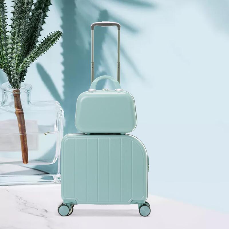 

Quick-Ride Lightweight PVC Carry-On Suitcase 16 inch