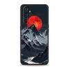 Schwarzer Berg Gipfel Weiches TPU Für Realme 13 12 11 10 9 Pro Plus GT3 GT2 C21 C25 C35 C53 C55 C67 Pro 5G Handyhülle Abdeckung Funda Tasche