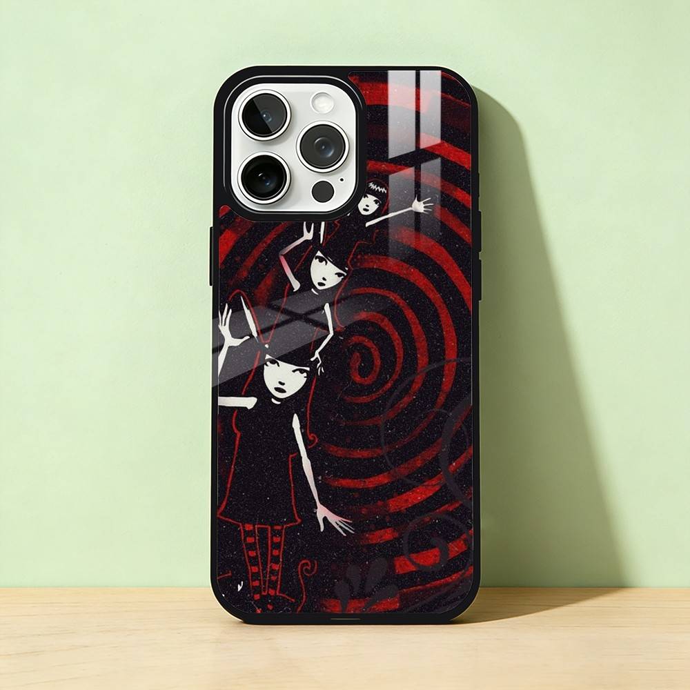 

AAA E-Emily The Strange Phone Case For iPhone 17,16,15,14,13,12,11,Pro Max,Plus Candy Silver Cover iPhone15promax
