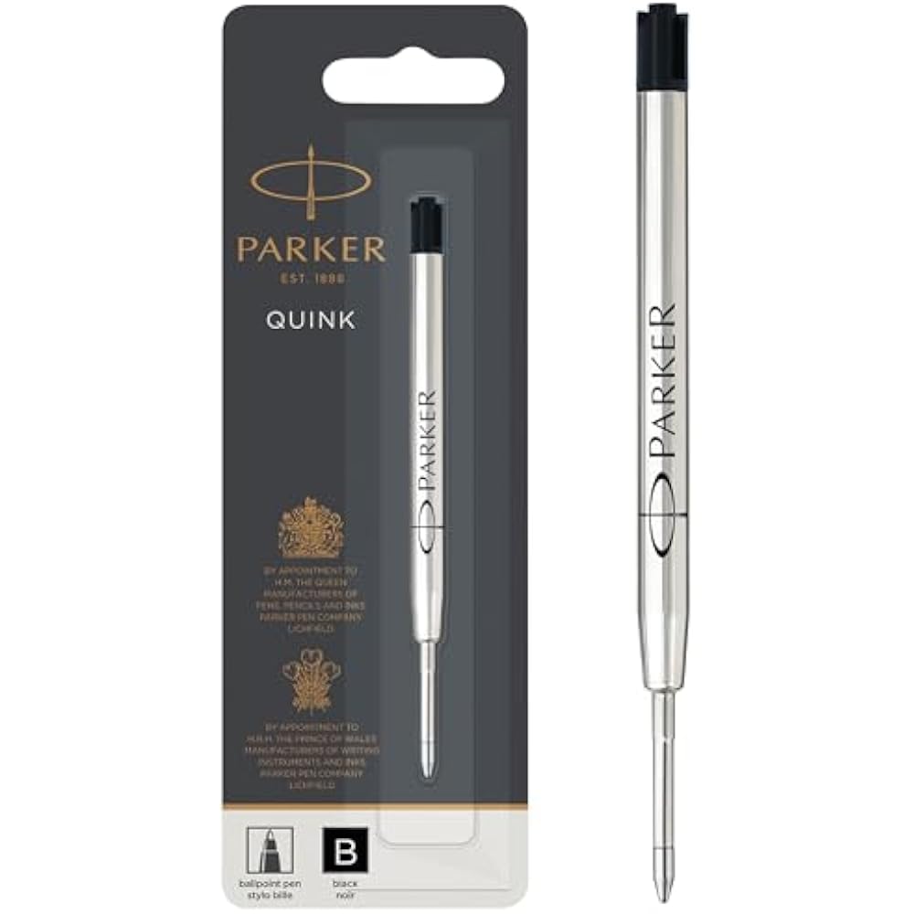 PARKER (Parker) Parker Standard Ballpoint Pen Refill Black B (1.2 mm Ball Diameter)