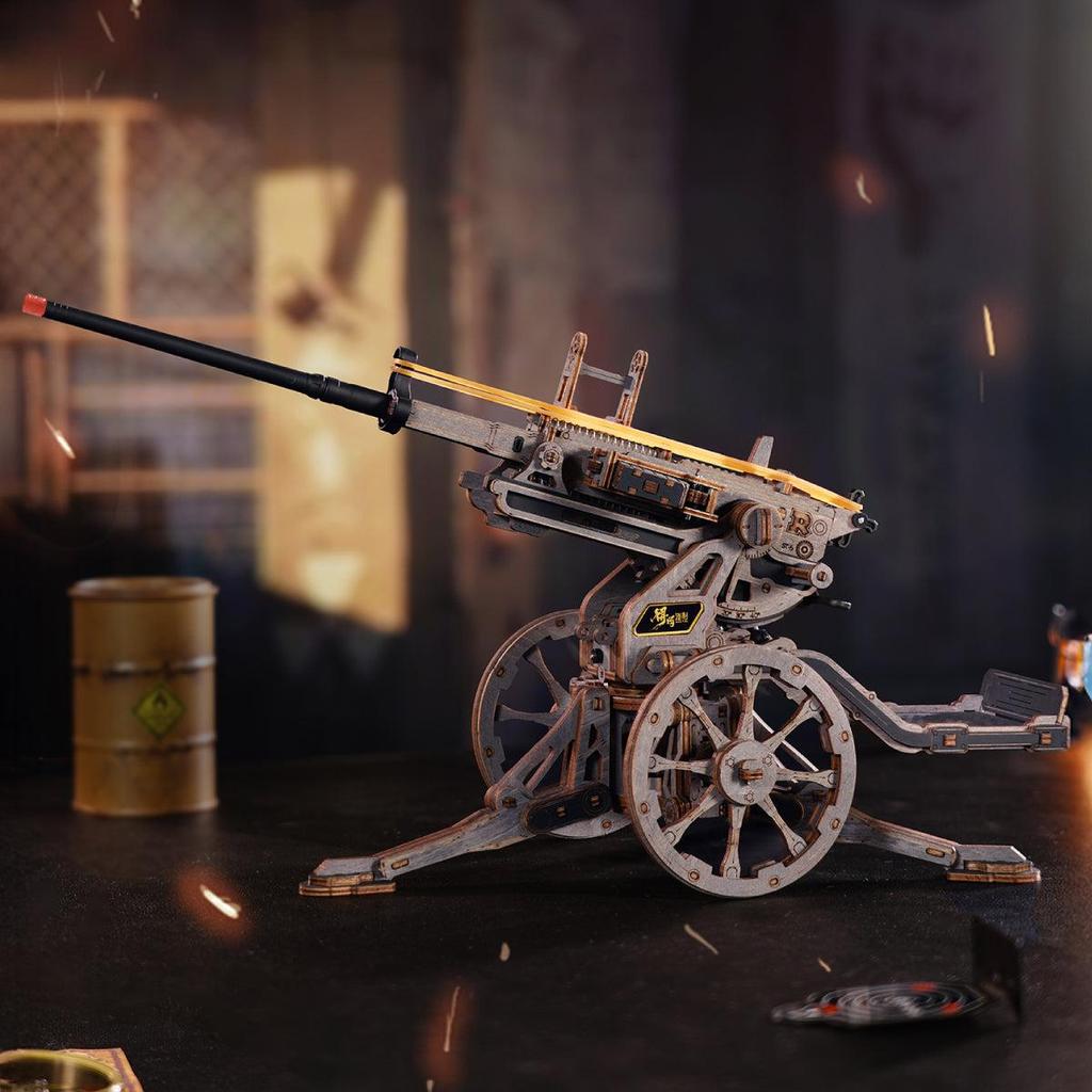 ROKR Anti-aircraft Gun Wooden 3D Puzzle LQM01