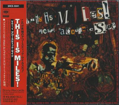 CD MILES DAVIS  This Is Miles Vol. 1 Acoustic Side SRCS6841 Sony 1993 Japan Jazz Used