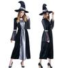 Hot Halloween Vampire Grey Orange Witch Big Adult Reaper Dress, Halloween Costume
