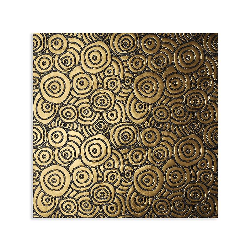 

WCIC Нове біле полотно Золотий аркуш Серія Коло Тематичний візерунок Прикраса дому Картина Настінне оздоблення Підвісна картина 30*30cm
