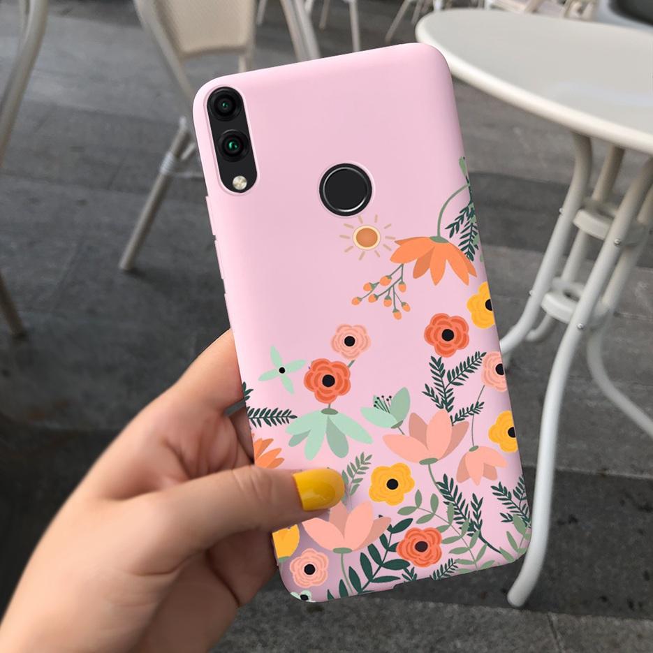 Cute Candy Painted Cover For Huawei Honor 8C Case Honor 8X Soft Silicone Back Cover For Honor 8C 8X Cases Honor8C Honor8X Bumper