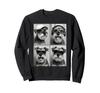 Miniature Schnauzer Sunglasses Sweatshirt