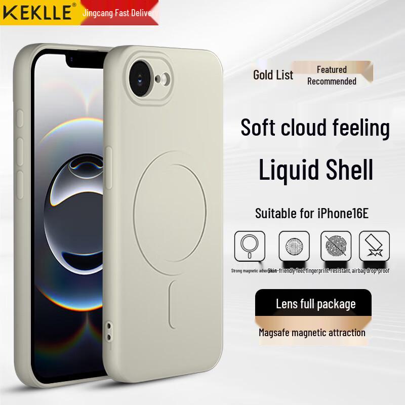 KEKLLE Magsafe Compatible Liquid Silicone Phone Case