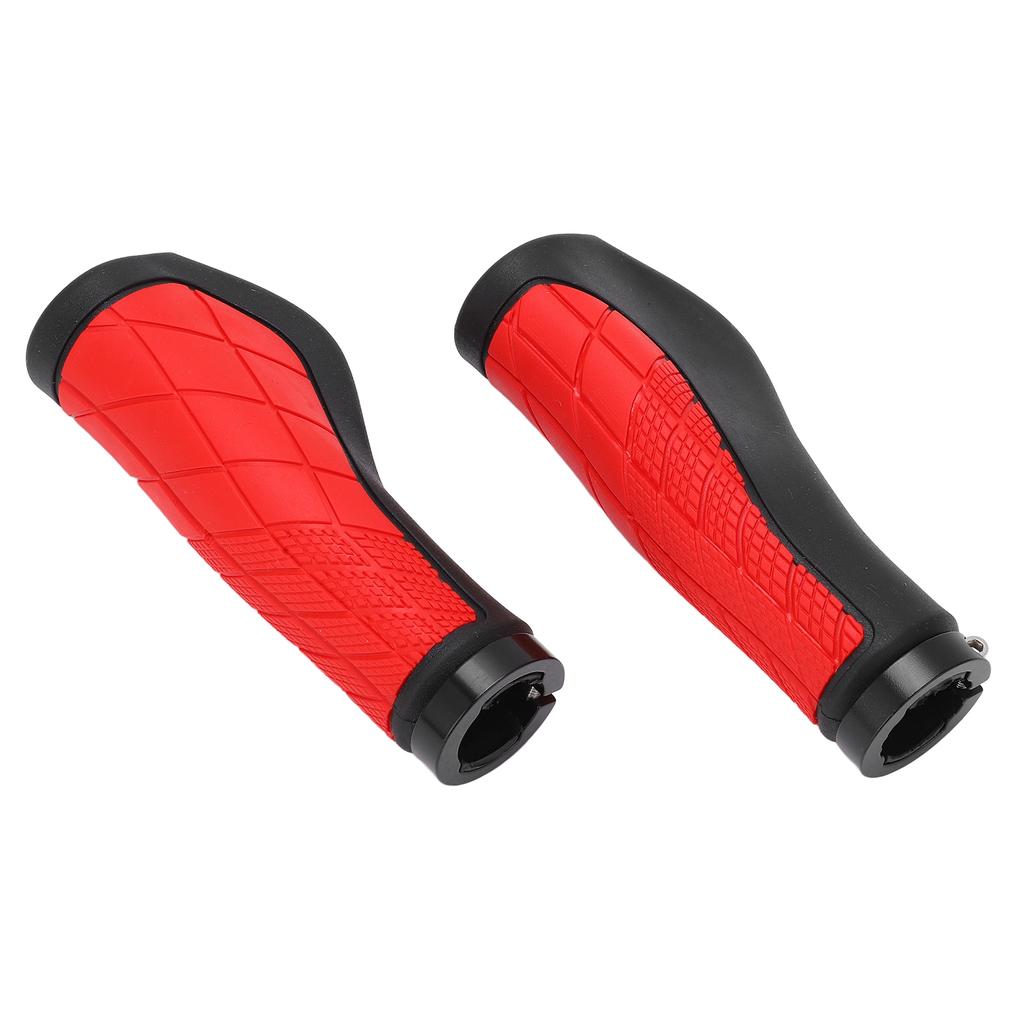 1 PairCelsiusset Bike Handlebar Cover Grips with Alloy Double Lock Anti Slip Cycling Handle Grip