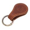 Magnetic Hat Clip for Travel On Bag Hands Free PU Leather Strong Magnet Hat Clip Holder Teardrop Shape Crazy Horse Brown