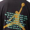 Women's Jordan T-Shirts Women's Black Crew Neck Moderate