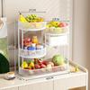 4 Tiers Iron Fruit Basket Snacks,Container Home Decoration Kitchen Storage Organisation,Space Saving