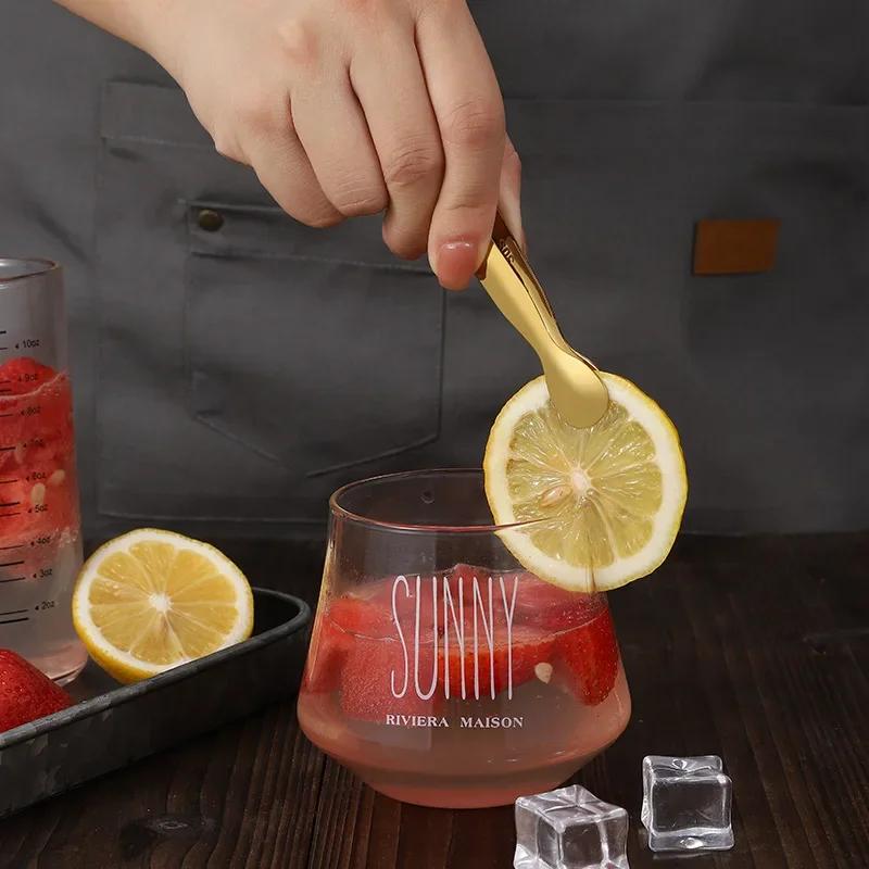 Kitchen Utensils, Barbecue Clip, Ice Tongs Tool, Bread Food Clip, Cube Sugar Ice Tongs, Multicolor Stainless Steel Clip