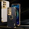 Luxus Krokodilmuster Leder Handyhülle Für Samsung Galaxy S24 FE S23 S22 S21 Ultra Plus FE Note 20 9 8 Rückseite Mit Ring