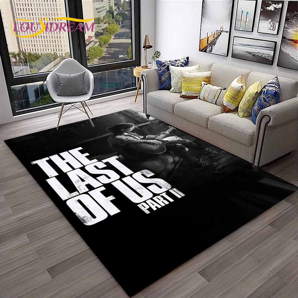 The Last of Us Horrorspiel Pedro TV Teppich Teppich für Zuhause Wohnzimmer Schlafzimmer Sofa Fußmatte Dekor,Kinderbereich Teppich Rutschfeste Bodenmatte