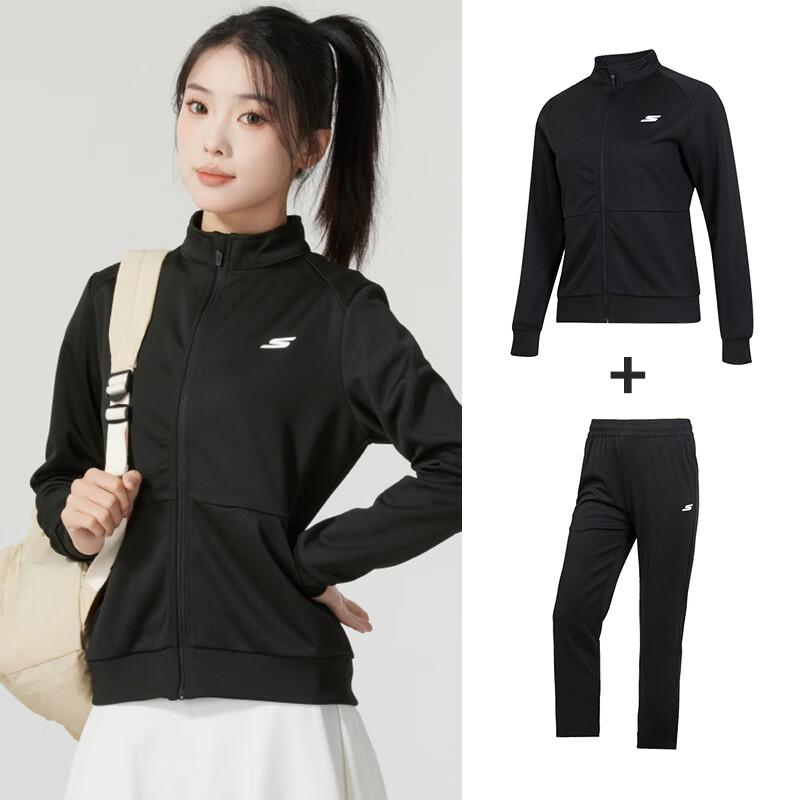 Skechers Women s Stand-Collar Sportswear Set Women L