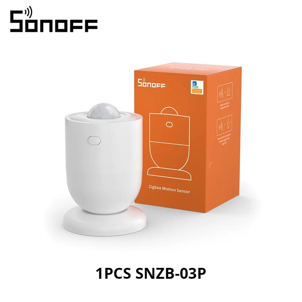 SONOFF SNZB-03P Zigbee Motion Sensor Home Security Local Smart Scene Linkage Via EWeLink APP Alexa Google Zigbee Hub Required 03P