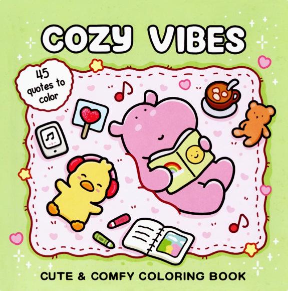 Children's Cartoon Coloring Book: Cute, Comfortable, Warm, Stress Relief, Simple Graffiti Drawing for Kids