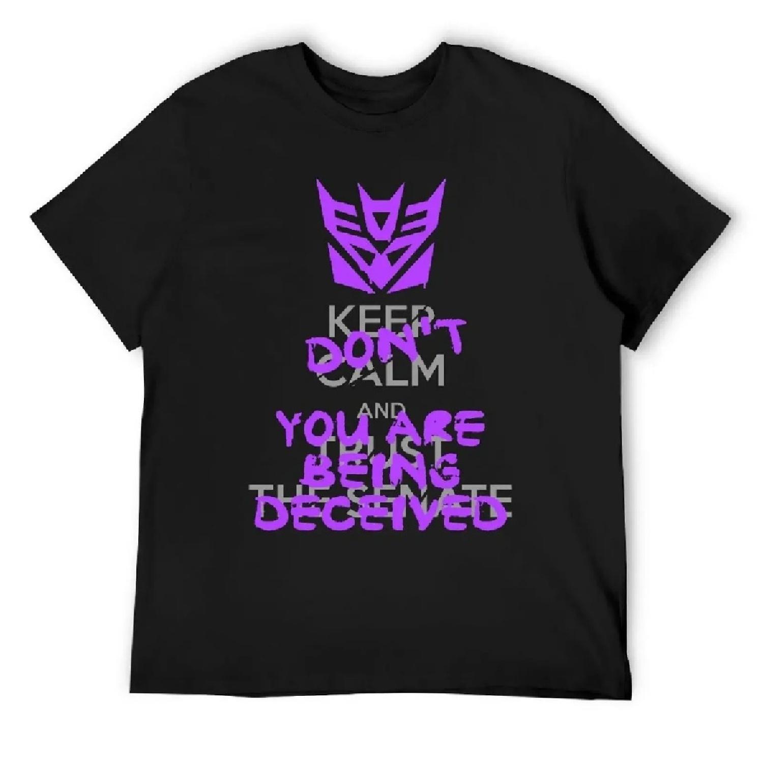 

Черная футболка Decepticon Soundwave Wordtee Винтажная футболка Футболки для кампании Повседневная Графическая Юмор Графическая Для отдыха Свежая Трансформер XXXXXL чёрный
