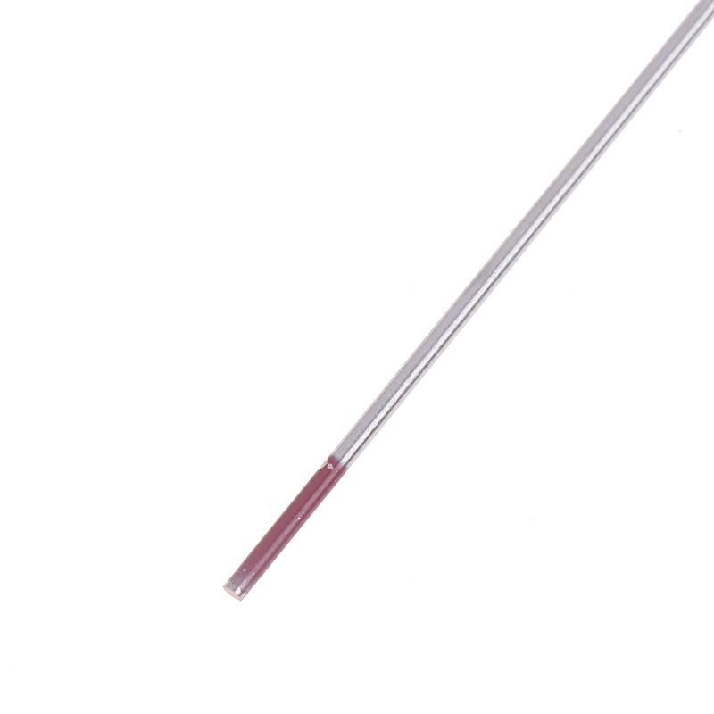 1Pcs Tungsten Electrode Wt20 Welding Tig Red Tip Rod Directional Welding Tungsten Needle Rod Argon Arc Welding Gun Red Tip Rod