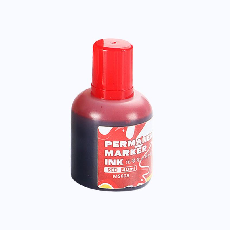 3 Colors Permanent Marker Ink,40ml,Oily,Quick-Drying,Waterproof And Non-Fading,Non-Erasable Marker Ink Refill 1 Box