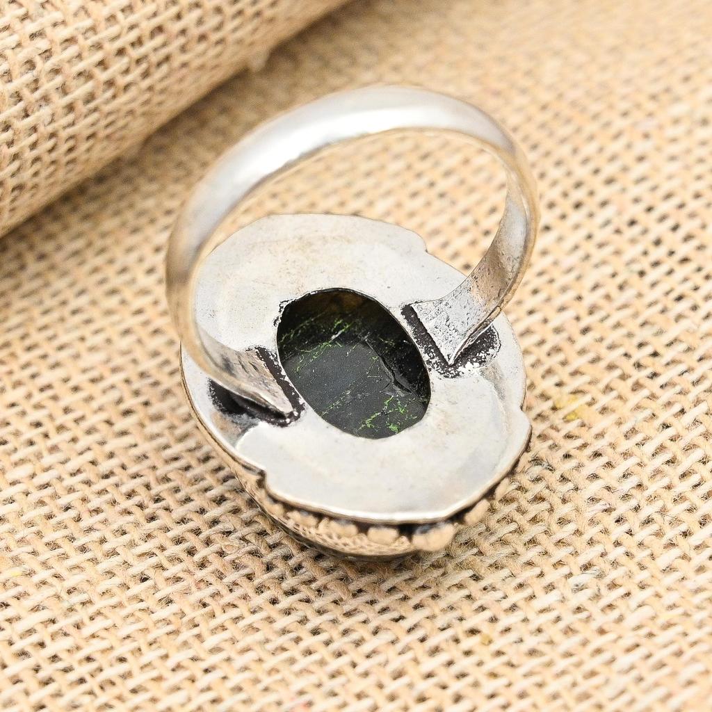 Labradorite Gemstone Handmade Solid 925 Sterling Silver Ring Jewelry