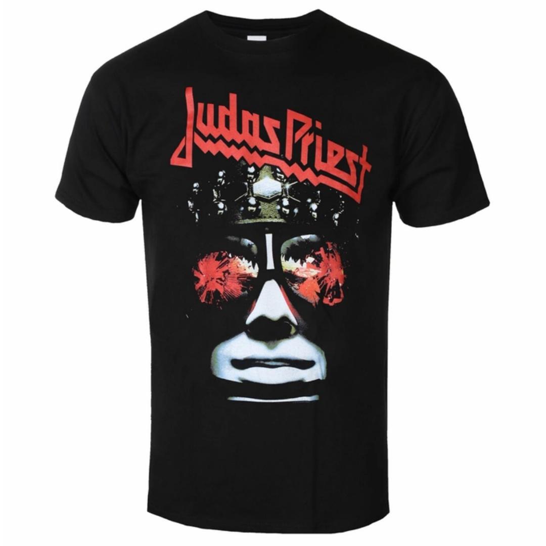 Judas Priest British Steel Hand Triangle Pattern Printed TShirt Classic Heavy Metal Band TShirt For Daily And Concert Wear S