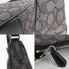 Used COACH Shoulder Bag F29959 Signature Canvas/leather Gray Black One Belt