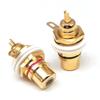 10Pcs RCA Female Socket Connector Chassis Panel Mount Adapter Audio Terminal Plug Speaker Amplifier Jack Connector for DIY Wire
