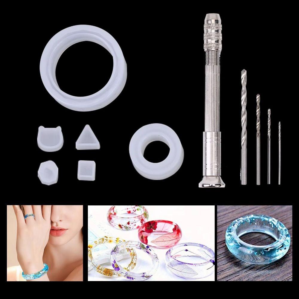 Glitter Power Set Epoxy Resin Mold Kits Bear Casting Mold Epoxy Resin Molds Kit DIY Craft