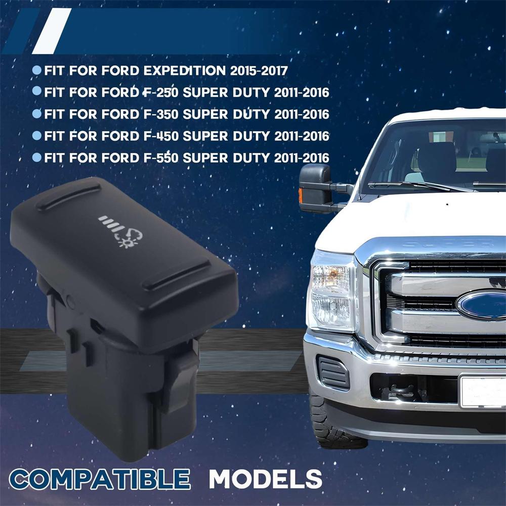 Dash Panel Light Dimmer Switch For Ford F250 F350 F450 F550 Super Duty 2011-2016