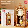 High-Density Retro Pendulum Clock Compatible with LEGO Model Assembly, Nostalgic Gift for Men and Women