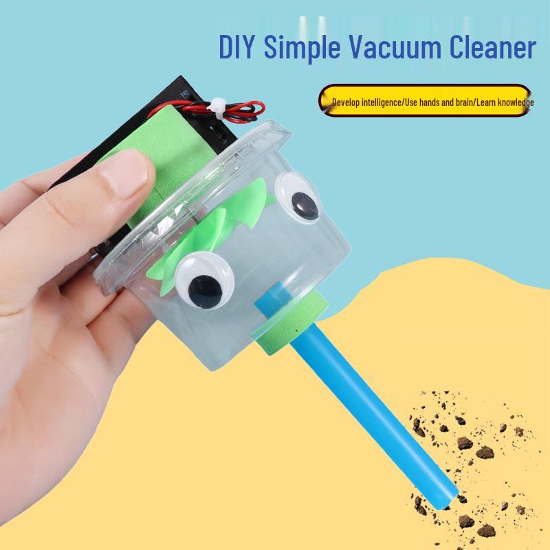 STEAM Educational Science Experiment Kit for Kids: Simple Vacuum Cleaner Invention