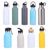 Custom Logo Powder Coated 304/201 Stainless Steel Narrow Mouth Leak-Proof BPA Free 6-12 Hours Thermal Insulation Vacuum Flask