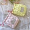 Drawstring Storage Bag Portable Women Girls Napkin Sanitary Pad Bag Multi-functional Travel Organizer Pouch Small Coins Purse
