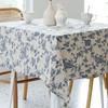 Vintage Rectangle Tablecloth Party  Tabletop Decor Wedding Table Cloth Washable Farmhouse Home Luxury Picnic Table Decoration