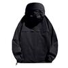 Leichte Damen Outdoorjacke Sommer Schnelltrocknend Atmungsaktiv Lockerer Schnitt Mit Kapuze Reißverschluss Lässig Windjacke
